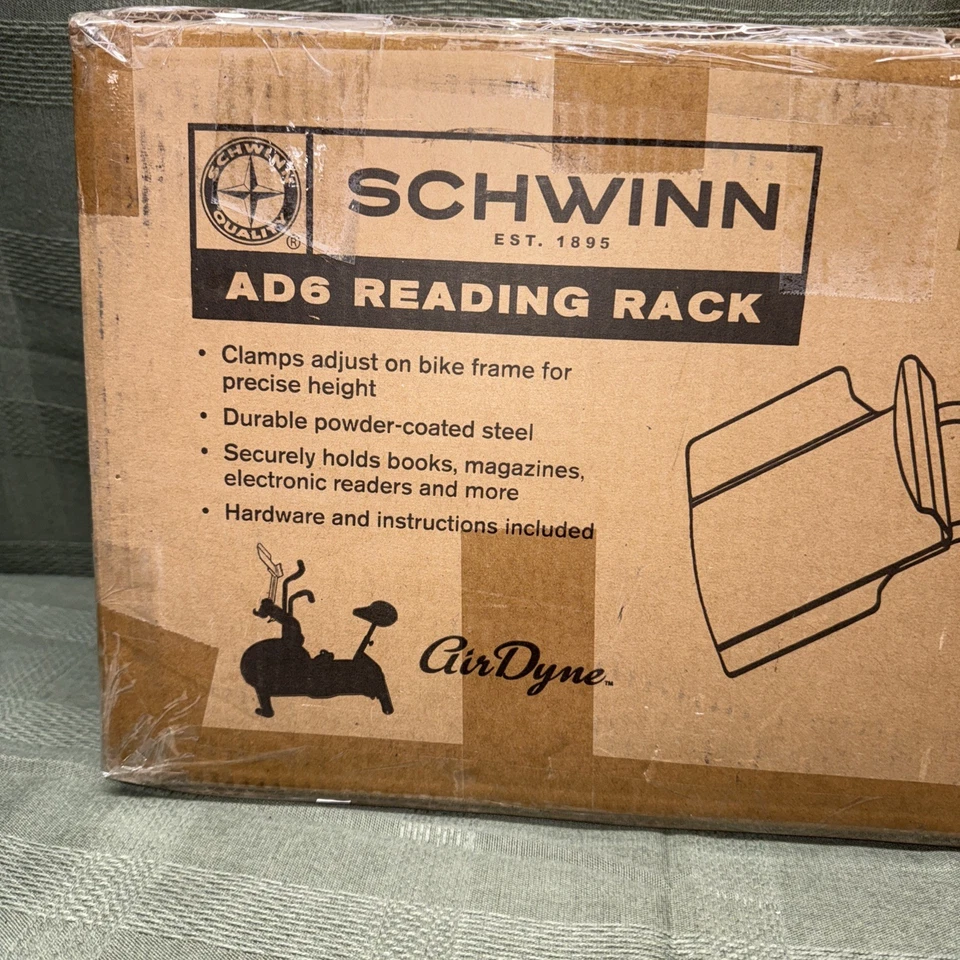 Schwinn Ad6 Air Dyne Reading Rack - Brand New In Box - 21.7”x3.54”x11.8” - Image 2 of 4