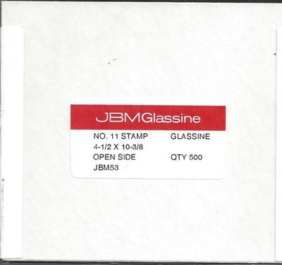 #11 JBM53 Glassine Envelopes 4-1/2'' x 10-3/8'' Made in USA FREE SHIPPING ANY QTY