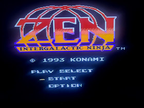 Zen: Intergalactic Ninja (Nintendo Entertainment System, 1993) NES Authentic