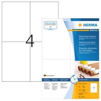 Herma Wetterfeste Etiketten Aus Spezialpapier 105 X 148 Mm Weiß 320 Etiketten