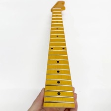 DIY Maple Electric Guitar Neck, Maple Fingerboard, 22 Frets, 25.5" Scale Length