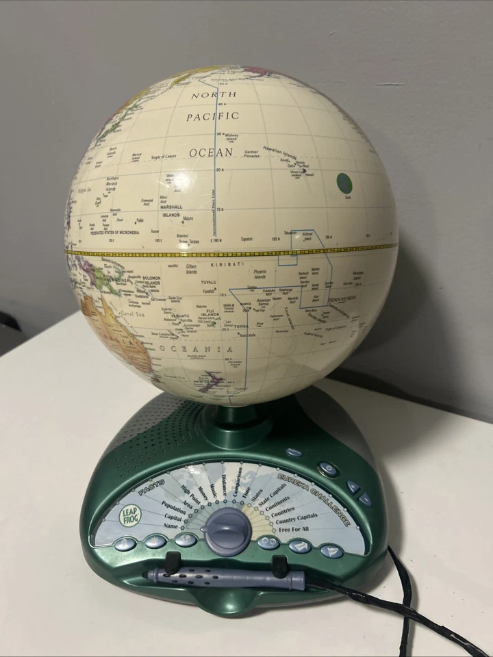 Leapfrog Interactive Talking Smart Globe EXPLORER Eureka Challenge Facts - Image 2 of 4