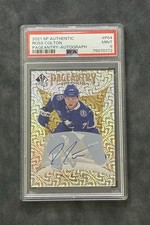Ross Colton 2021-22 Upper Deck SP Authentic Pageantry Rookie Auto PSA 9 Avs