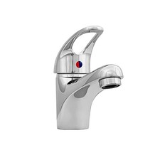 Vented Basin Mixer Tap & 3x Flexi Hoses for Vented Water Heaters | DXUVTAP-B