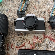 Minolta XG7 35mm Film SLR Cameras Bundle Tested Clean Look Fast Free Shipping