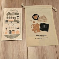 Starbucks Reserve Roastery Tokyo Traveler's Notebook Tasting Note Cotton Bag Set