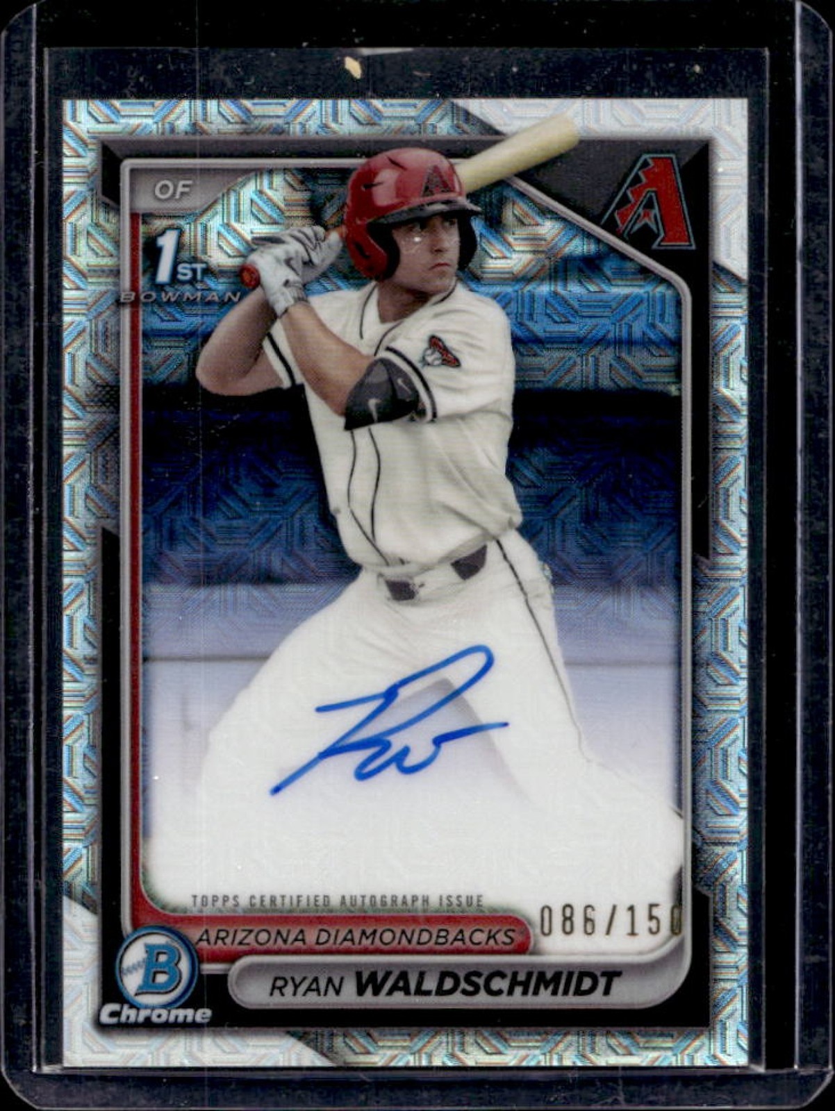 2024 Bowman Draft Ryan Waldschmidt Chrome Auto HTA Choice Refractor 1st #/150