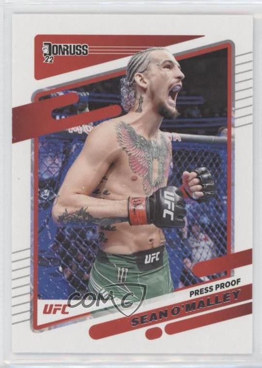 2022 Donruss UFC Press Proof Silver Sean O'Malley #48 6wp