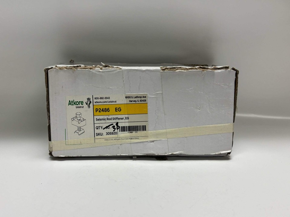 33 PK Atkore/Unistrut P2486 EG Seismic Rod Stiffener, Electro ...
