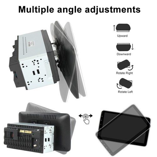 Android 13 Double 2DIN Rotatable 10.1'' Car Stereo Radio Carplay GPS Wifi BT SAT - Picture 13 of 14