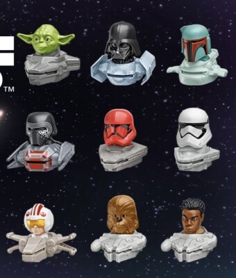 2021 McDonald's Star Wars Happy Meal Toys Complete Set of