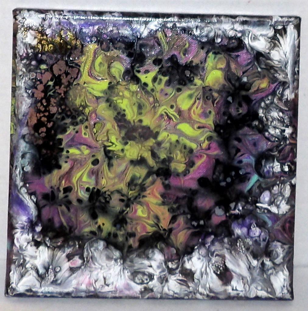 Abstract Acrylic Fluid Pour Art Painting Wall Art 8