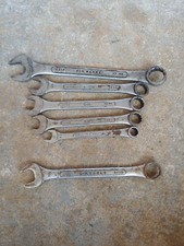 Vintage Sk Tools Combination Wrench Set Sae Metric As Is Miscellaneous