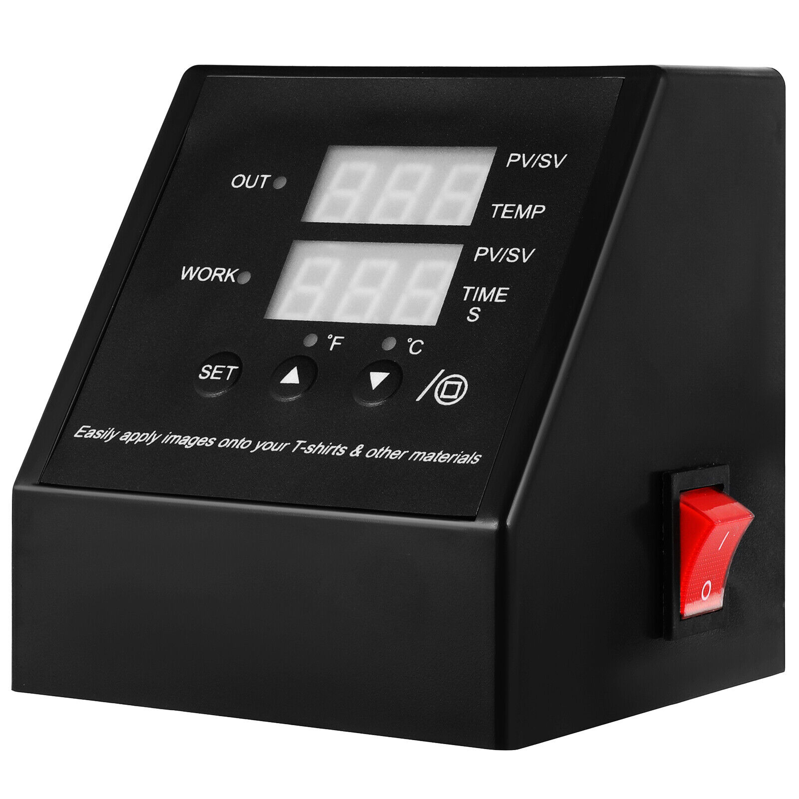 110V Digital Dual Display Control Box Temperature Time For Heat Press Machine US