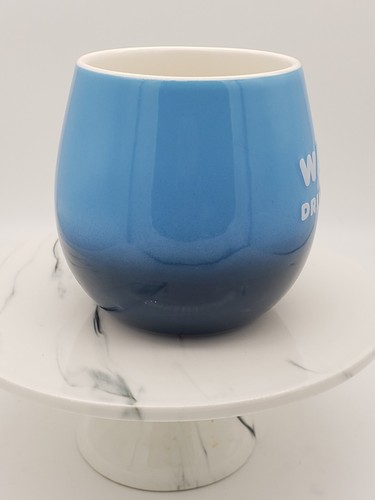 DUNKIN DONUTS WAKE UP Drink DUNKIN Be Awesome Blue Coffee Mug 20 oz - Picture 5 of 8