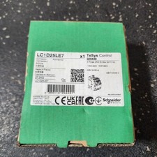 Schneider Electric Contactor LC1D25LE7 25A 15HP at 480VAC up to 100kA