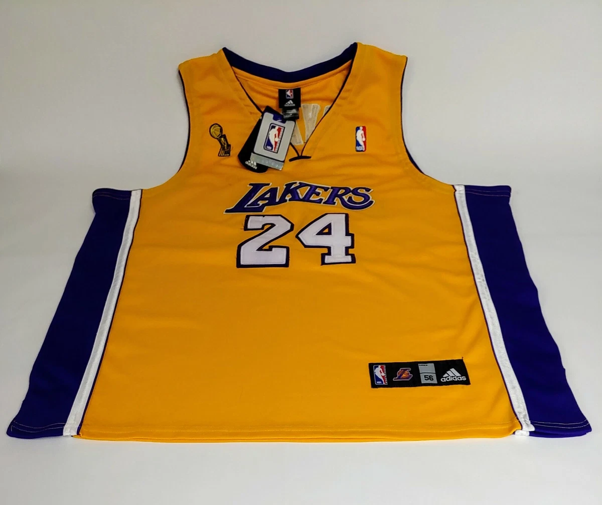 LA Lakers Kobe Bryant #24 Jersey Purple NBA Authentic Collection Adidas  Size 50