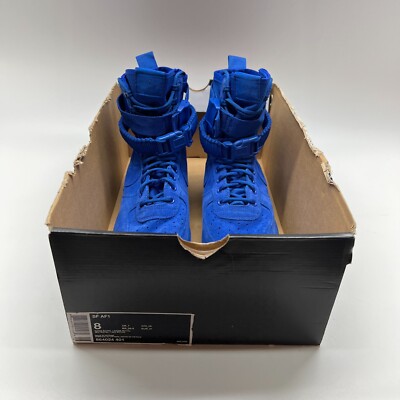 Nike SF AF1 864024 401 Royal Blue Special Field Air Force 1 Boot