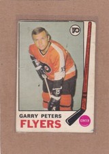 1969-70 O PEE CHEE HOCKEY GARRY PETERS #171 FLYERS POOR *A32313