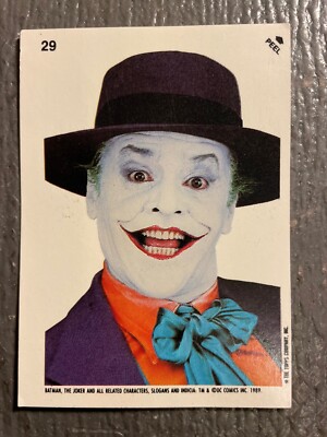 1989 BATMAN, JOKER AND ALL RELATED CHARACTERS