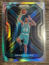 GRANT RILLER 2020-21 Panini Prizm Basketball HYPER SILVER Prizm Rookies No. 295