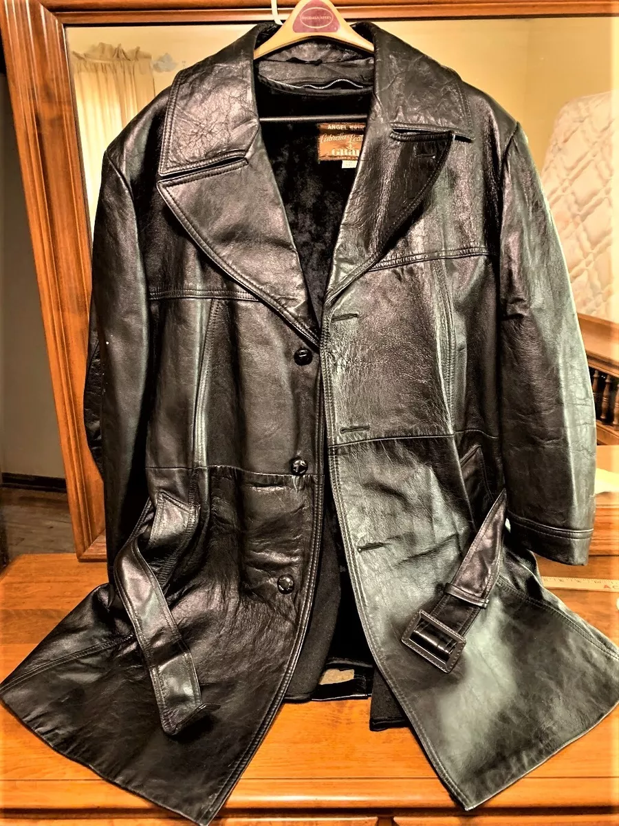 Vintage Leather Bomber Jacket-Angels Skin By Grais -USMC