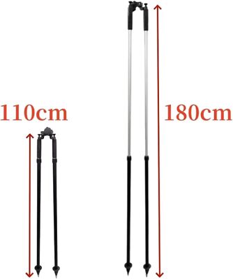 2pc 2 Legs Telescopic Bipod GPS Rover Rod Bipod for RTK GNSS Total Station
