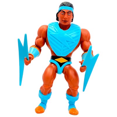 Masters Of The Universe Origins Bolt Man Complete Action Figure Mattel