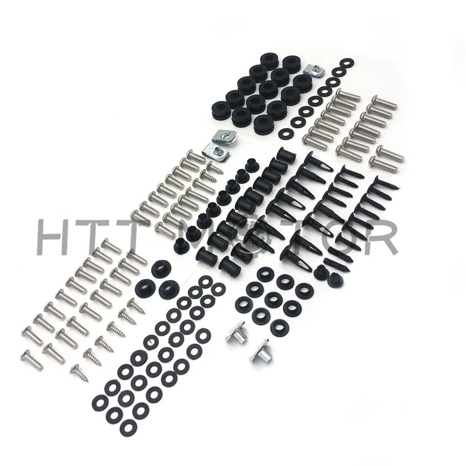 Kit completo de pernos de carenado de tornillo de acero inoxidable EE. UU. para Honda CBR600RR 2003 2004 Foto 2 de 4