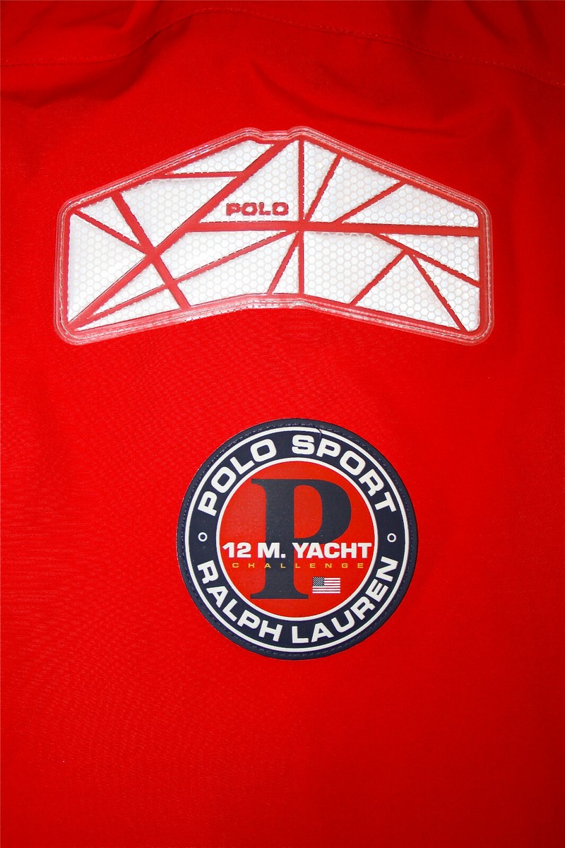 NEW RALPH LAUREN POLO SPORT SAILING JACKET RED Men's M 12m NEW RALPH LAUREN POLO SPORT SAILING JACKET RED Men's M 12m