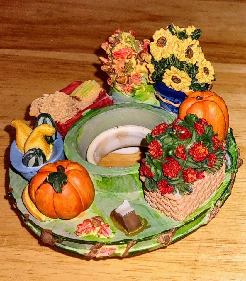 PRODUCTO TAPPER VELAS Stay-On-Tops Halloween Calabaza Granja Cosecha Foto 2 de 4