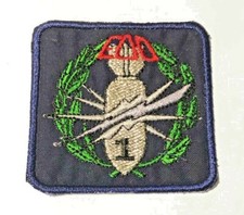  PATCH  EOD 1° LIVELLO - FONDO BLU SCRITTA ROSSA PER TUTA OP