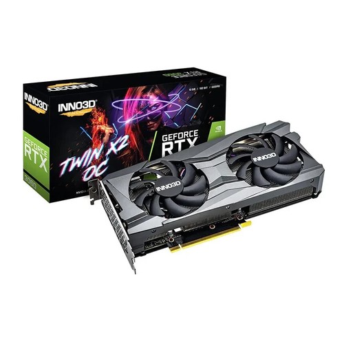 Inno3D GeForce RTX 3060 TWIN X2 12GB GDDR6 Scheda Video (N30602-12D6-119032AH) - Afbeelding 2 van 2