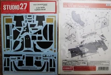 DECAL: S27 CD24026 TAMIYA Mazda 787BTEMPLATED CARBON SET