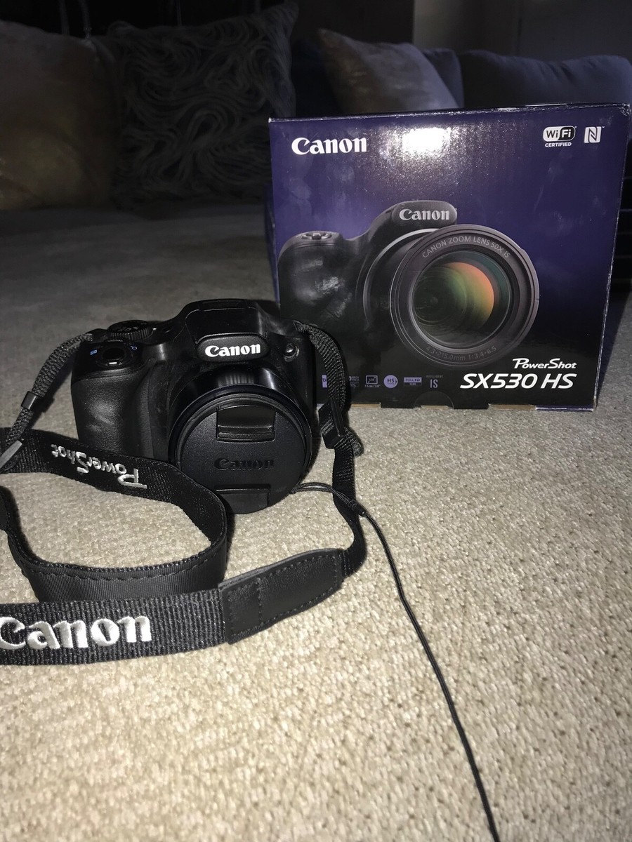 Canon PowerShot SX530 HS 16MP Digital black camera, 3.0 
