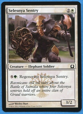 2 X MAGIC MTG Return to Ravnica RTR #21 Selesnya Sentry - Selesnya Sentinel