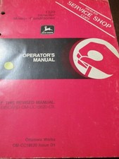 Manuel de l'opérateur tondeuse-conditionneur à turbine John Deere 1320