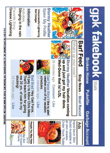 GARBAGE PAIL KIDS 2011 FLASHBACK SERIES 2 PICK-A-CARD YELLOW BASE STICKERS TOPPS - Picture 47 of 321