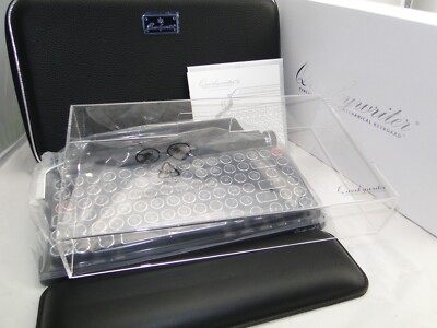 QWERKYWRITER  FR Layout BLACK+CarryingCase+AcrylicCover+Ergonomic Wrist Pad Rest