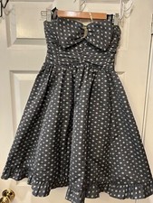 Strapless rhinestone bow cocktail/prom dress