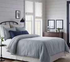 Blue Twill Twin Comforter  Sham Set Hearth  Hand with Magnolia