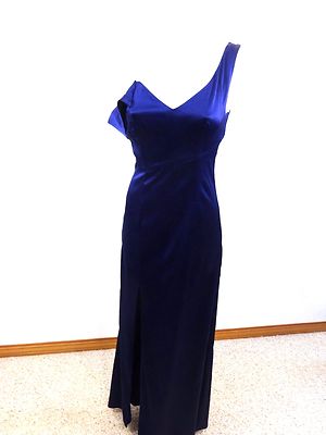 WAY IN WOMENS BEAUTIFUL SAPPHIRE BLUE FULL LENGTH SATIN FORMAL DRESS SIZE 5 | eBay WAY IN WOMENS BEAUTIFUL SAPPHIRE BLUE FULL LENGTH SATIN FORMAL DRESS SIZE 5 | eBay