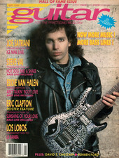 Magazine guitare mai 1989 Joe Satriani Van Halen Steve Vai Eric Clapton Los Lobos