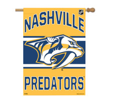 NHL Heavy Duty 27 X37  NASHVILLE - PREDATORS BANNER no pole 