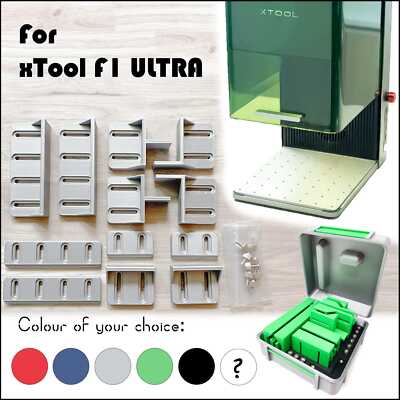 xTool F1 ULTRA Zubehör Positionierhilfe | Jig Kit | Winkel | Ruler | Fixture Fen