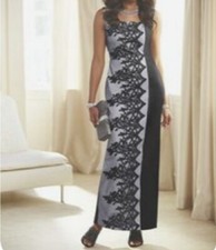 Mother Of Bride Groom Wedding Church Evening Embroidered Gown Maxi Dress 22W2X3X