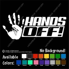 Hands Off Decal Sticker Do Not Touch Anti MAGA Trump Democrat Rights Movement