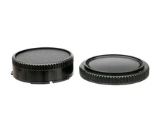 Lens Rear Cap and Body Cap for Canon FD Camera as FD F-1N A1 T-90 AE-1P FL