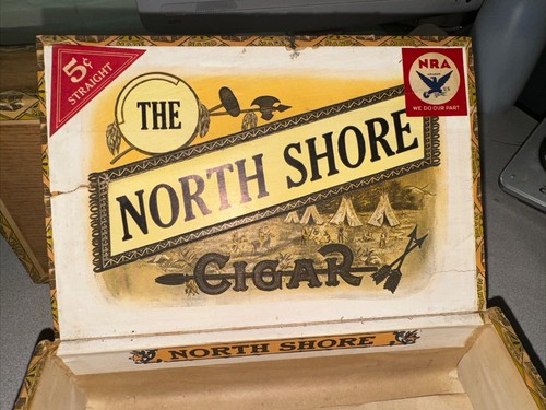 Cajas de cigarros de madera vintage muy raras - The North Shore Cigar - Imagen 10 de 13