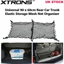 Universal Car Van Trunk SUV Nylon Elastic Mesh Storage Cargo Net + Hooks 90x60cm